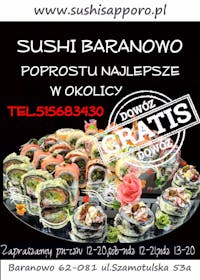 Zamów SUSHI za 100zł i odbierz 10% RABATU