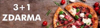 3+1 PIZZA ZDARMA