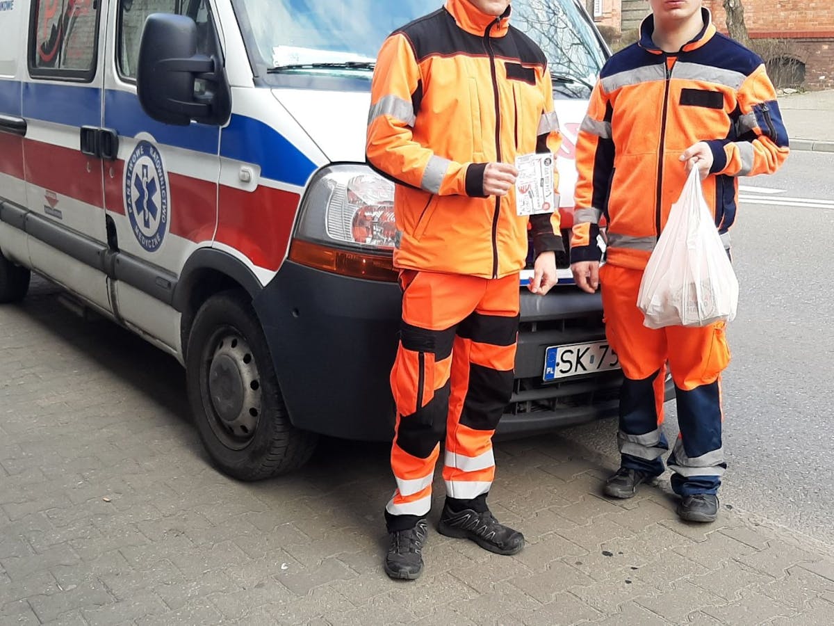 Posiłek dla służb medycznych z Chorzowskich szpitali