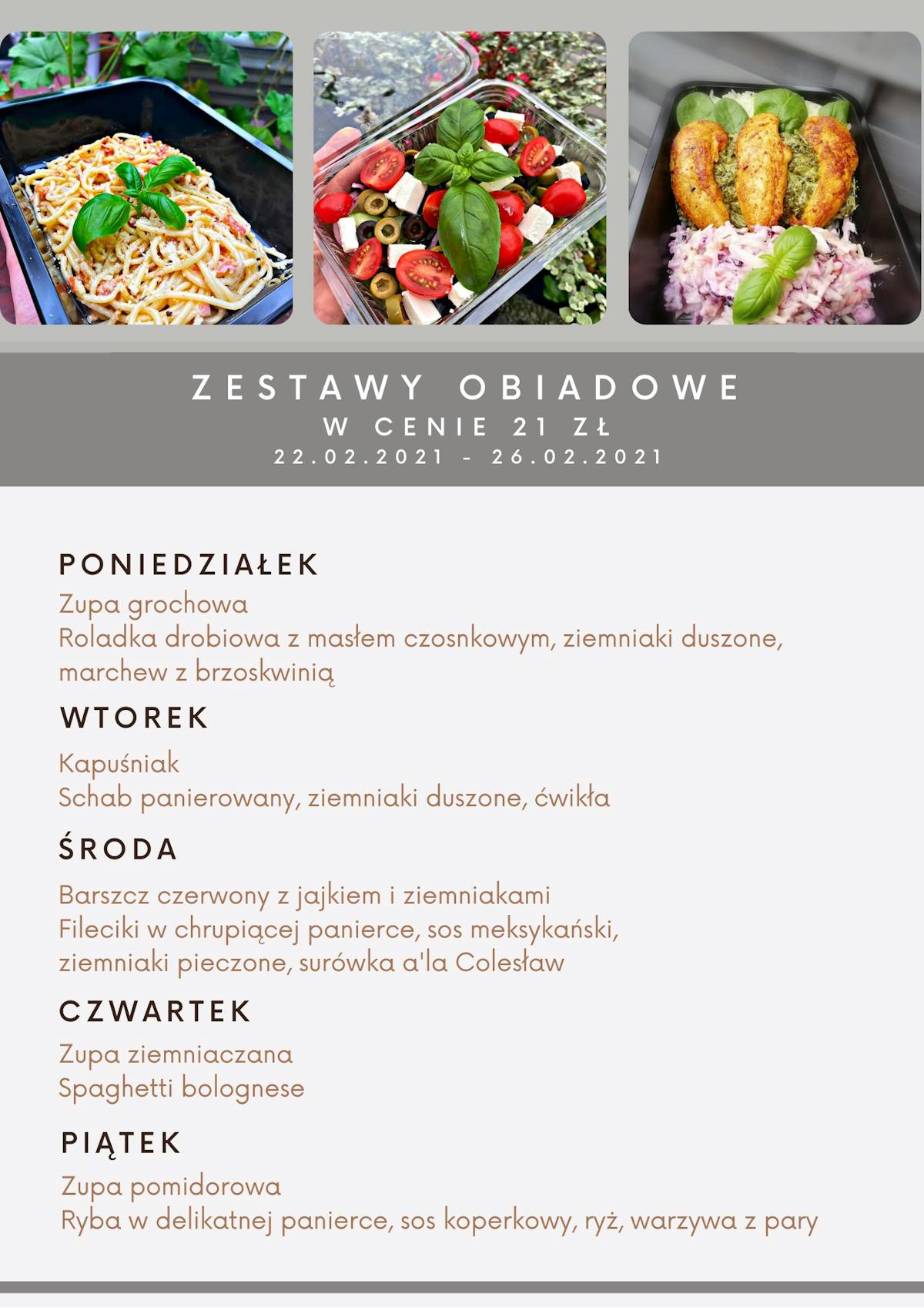 Zestaw Obiadowy