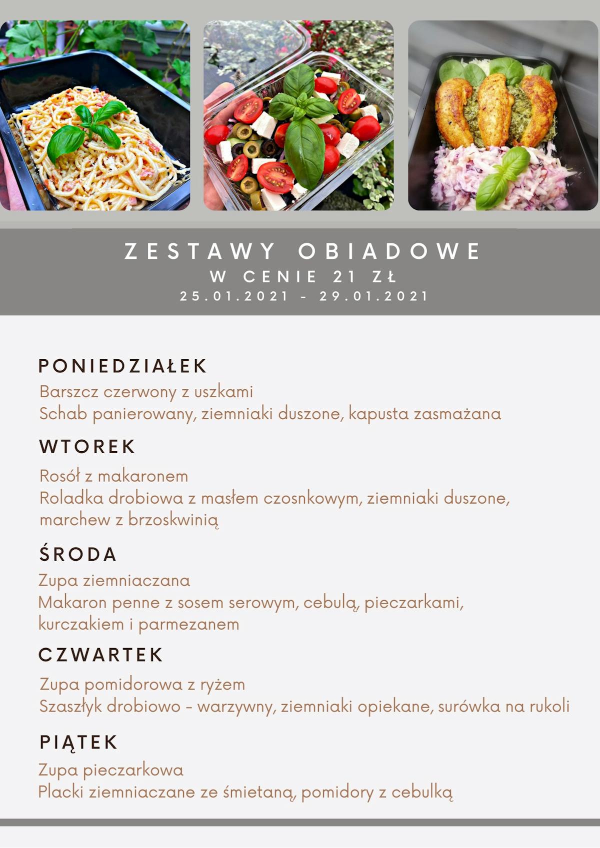 Zestaw Obiadowy