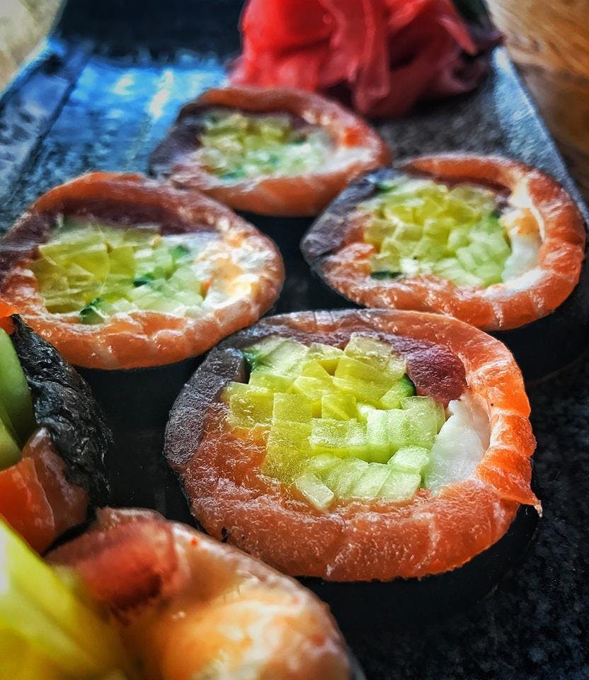 SASHIMI MAKI - rolki bez ryżu - 6 szt