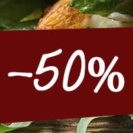 PIZZA 50% TANIEJ.... W naszym lokalu duże pizze kosztują 50% TANIEJ.